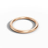 2.00mm Court Plain Wedding Band | 18K Rose Gold - Lester & Brown