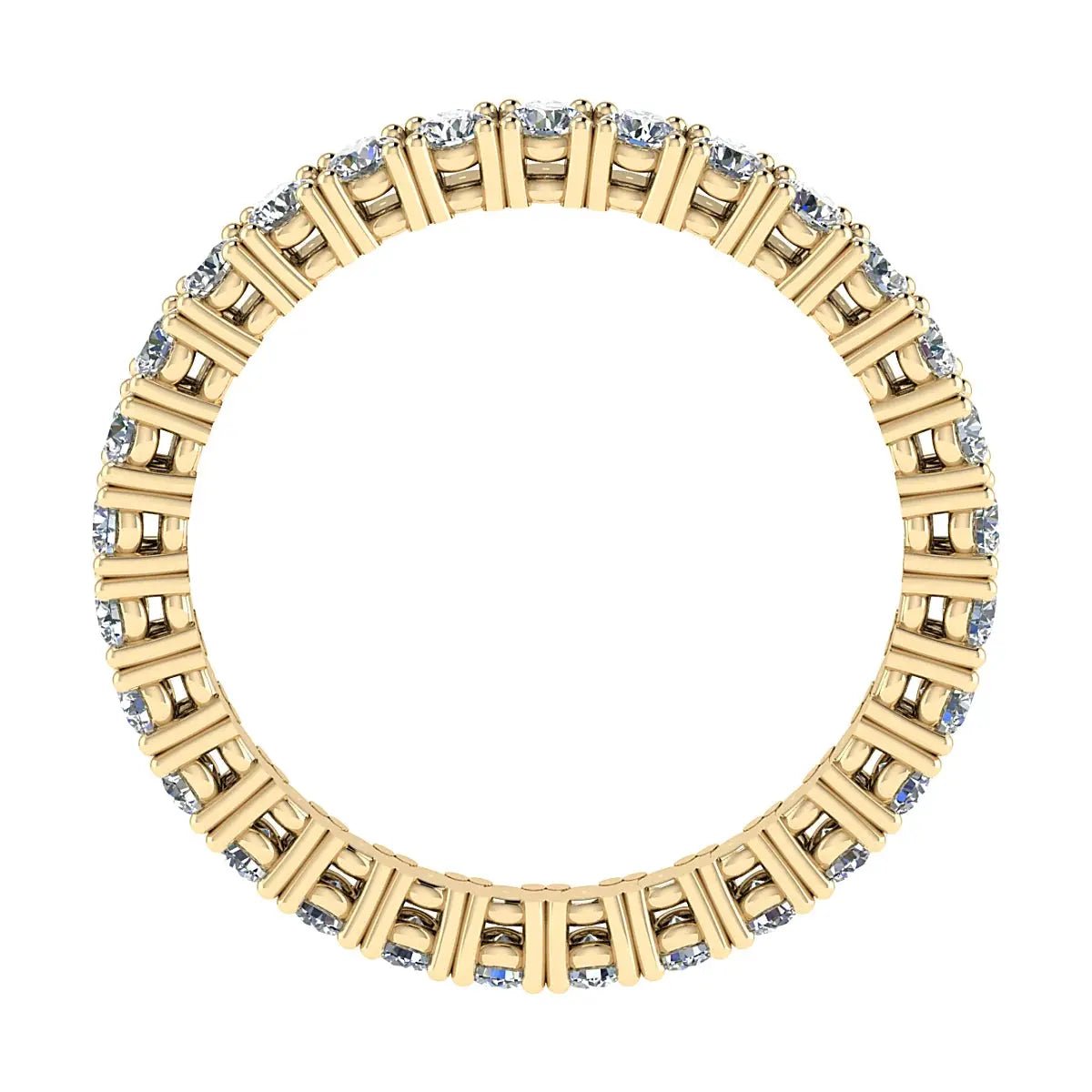 2.2mm Classic Claw Set 100% - Lab - grown Diamond | 18k Yellow Gold - Lester & Brown