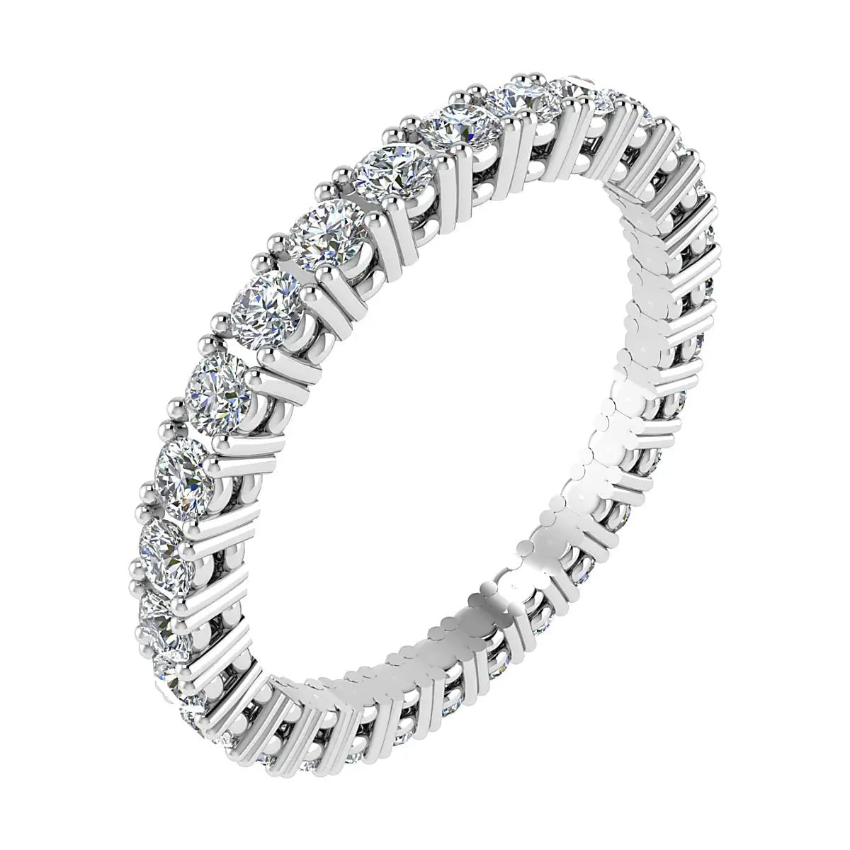 2.2mm Classic Claw Set 100% - Lab - grown Diamond | Platinum - Lester & Brown