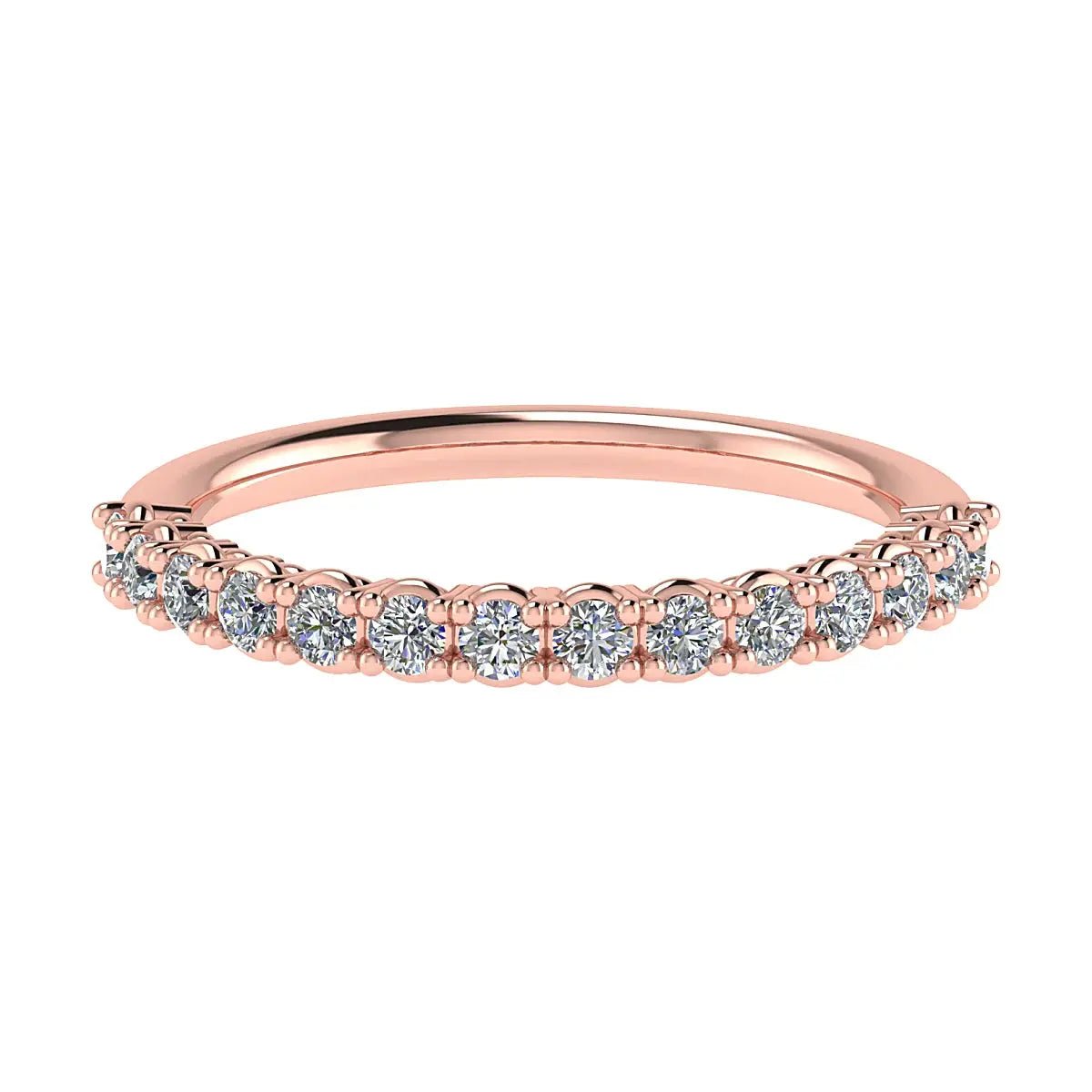 2.2mm Classic Claw Set 50% - Lab - grown Diamond | 18k Rose Gold - Lester & Brown