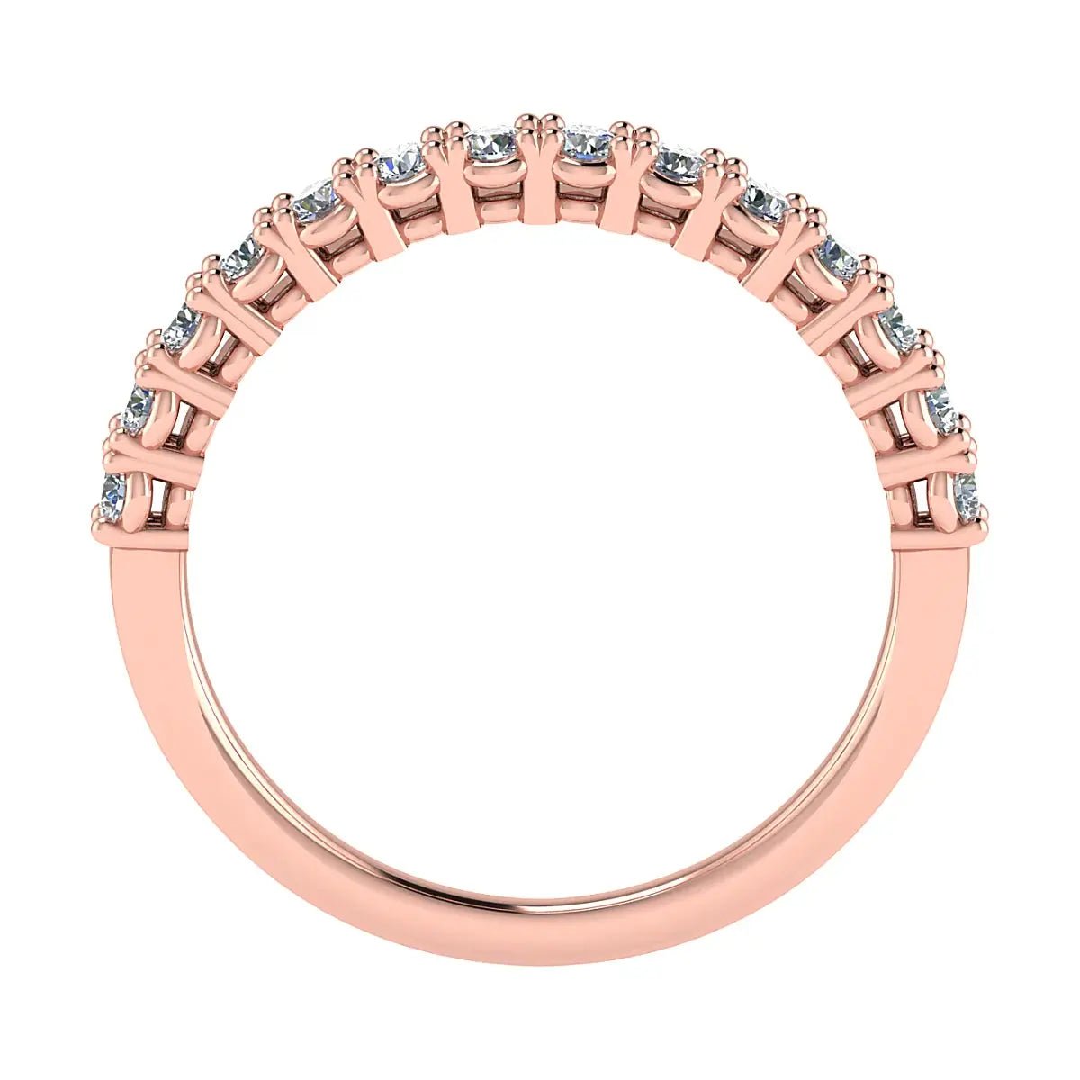 2.2mm Classic Claw Set 50% - Lab - grown Diamond | 18k Rose Gold - Lester & Brown