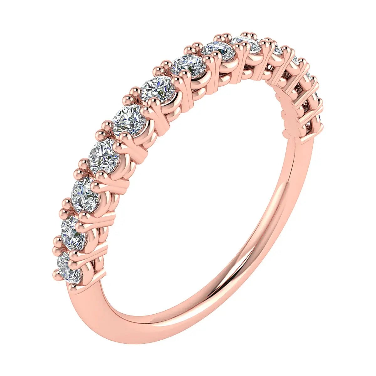 2.2mm Classic Claw Set 50% - Lab - grown Diamond | 18k Rose Gold - Lester & Brown