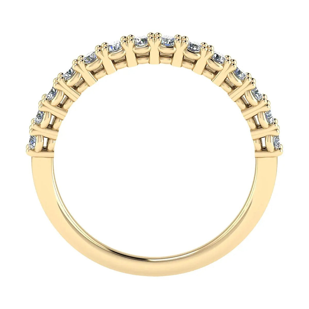 2.2mm Classic Claw Set 50% - Lab - grown Diamond | 18k Yellow Gold - Lester & Brown