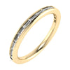2.50mm Landscape Baguette Channel Set 50% - Lab - grown Diamond | 18K Yellow Gold - Lester & Brown