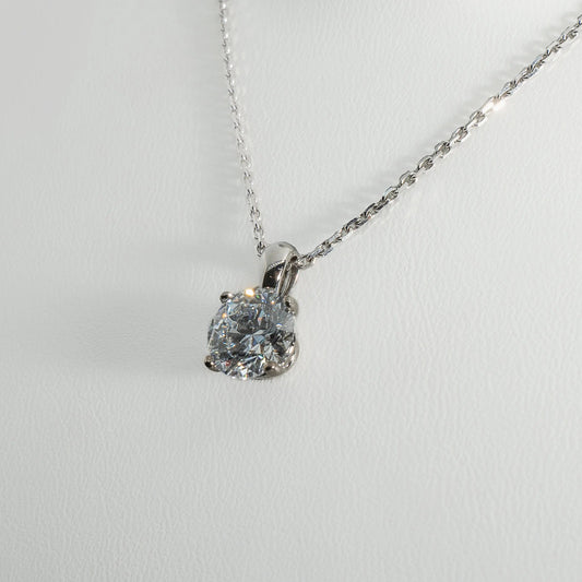 2ct Lab - Grown Diamond Pendant | Platinum - Lester & Brown