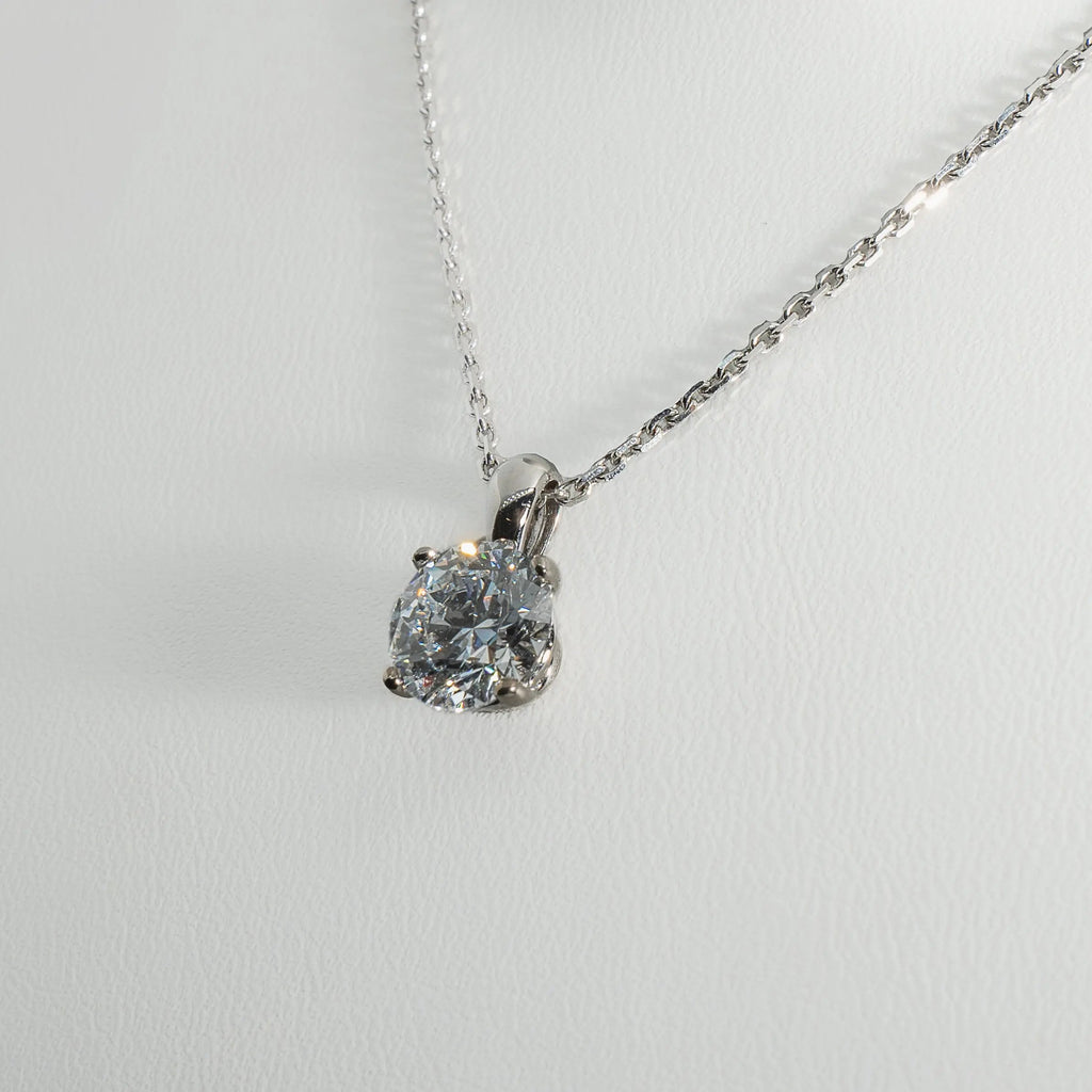 2ct Lab - Grown Diamond Pendant | Platinum - Lester & Brown
