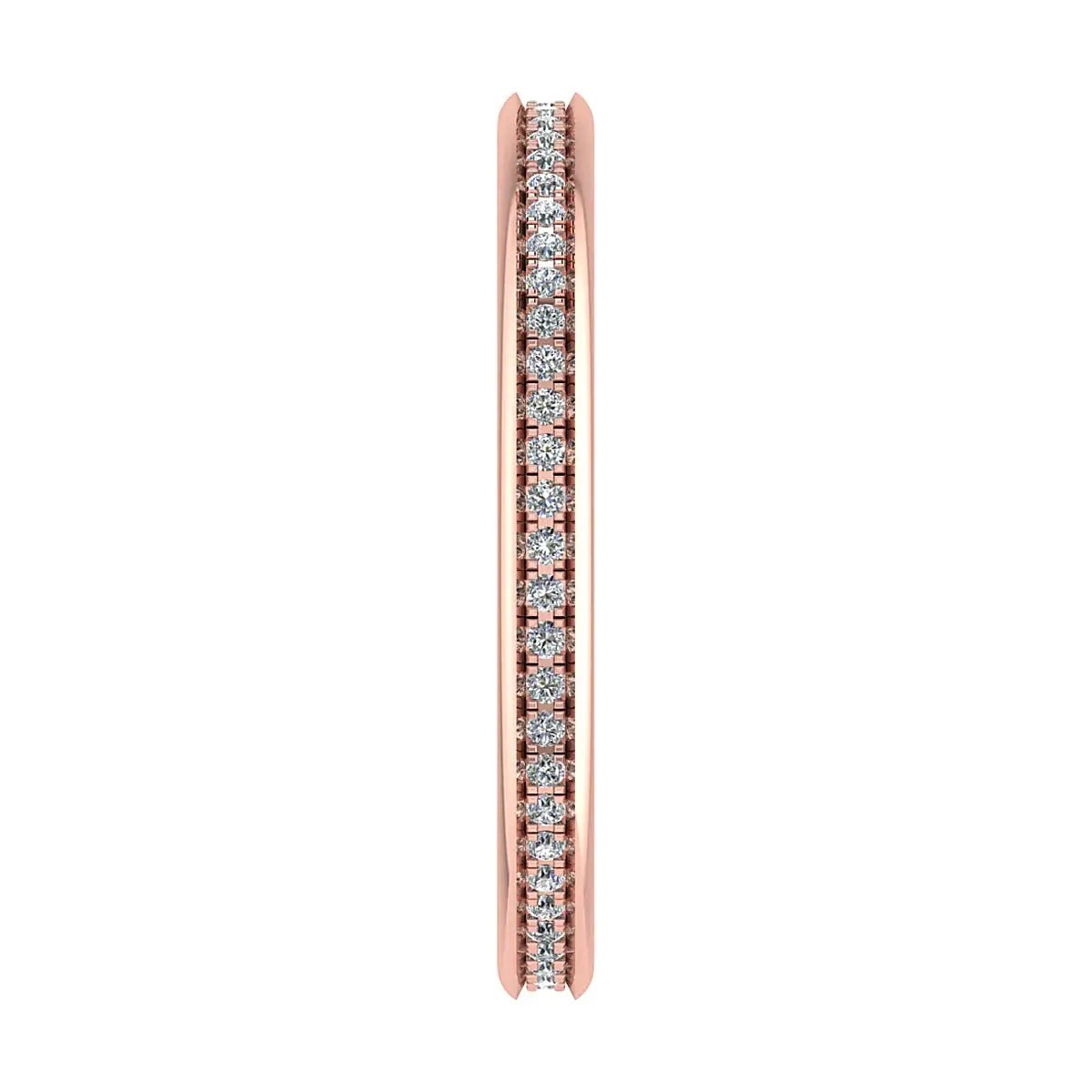 2mm Premium Grain Set 100% - Lab - grown Diamond | 18K Rose Gold - Lester & Brown
