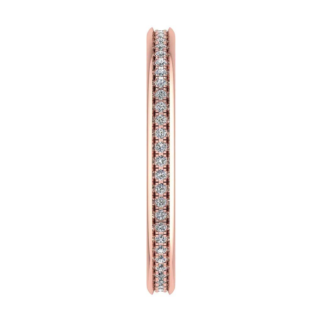 2mm Premium Grain Set 100% - Lab - grown Diamond | 18K Rose Gold - Lester & Brown