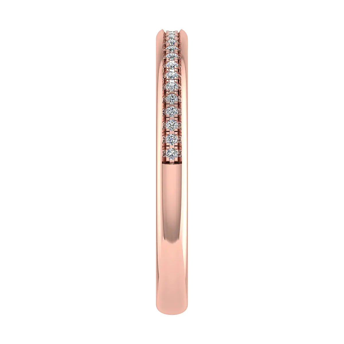 2mm Premium Grain Set 50% - Lab - grown Diamond | 18K Rose Gold - Lester & Brown