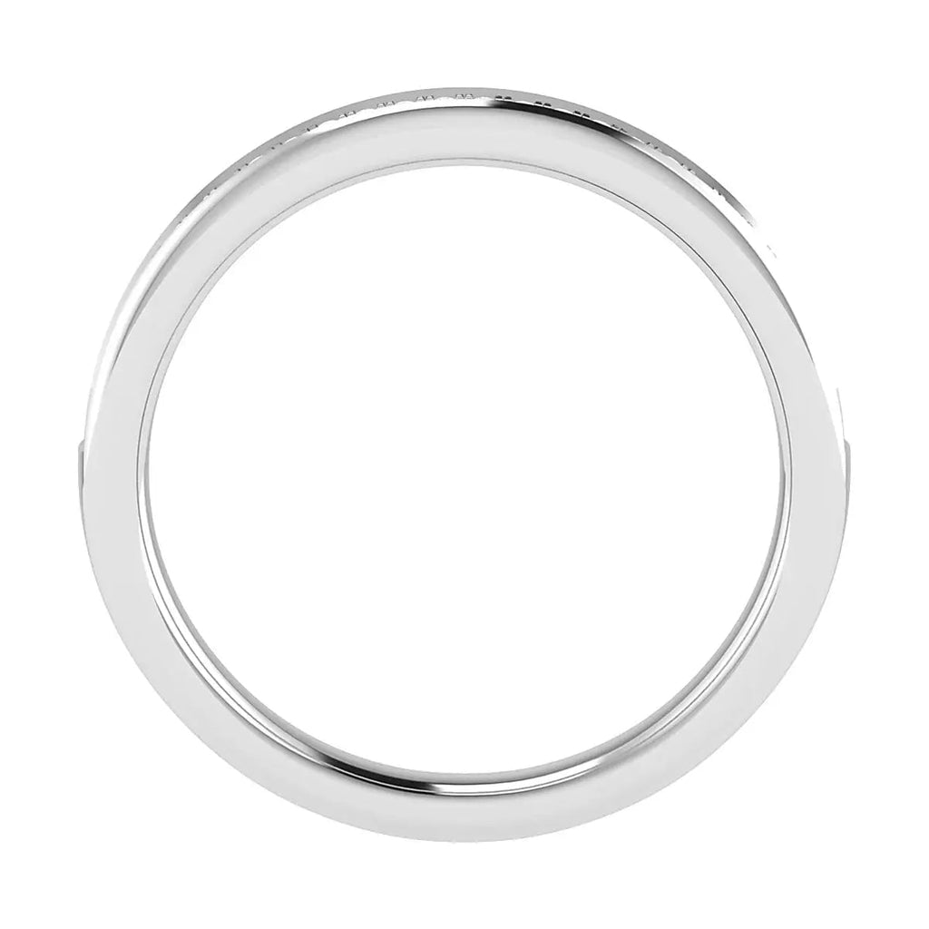 2mm Premium Grain Set 50% - Lab - grown Diamond | 18K White Gold - Lester & Brown