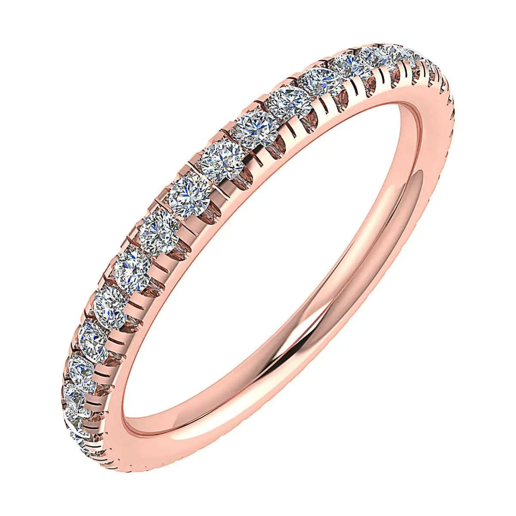 2mm Premium Micro Claw 100% - Lab - grown Diamond | 18k Rose Gold - Lester & Brown