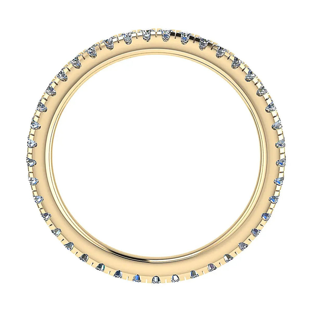 2mm Premium Micro Claw 100% - Lab - grown Diamond | 18k Yellow Gold - Lester & Brown