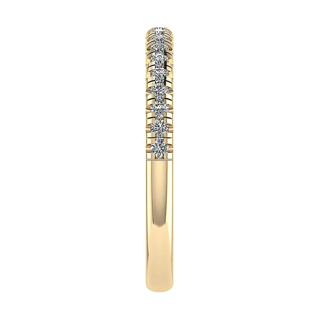 2mm Premium Micro Claw 50% - Lab - grown Diamond | 18k Yellow Gold - Lester & Brown