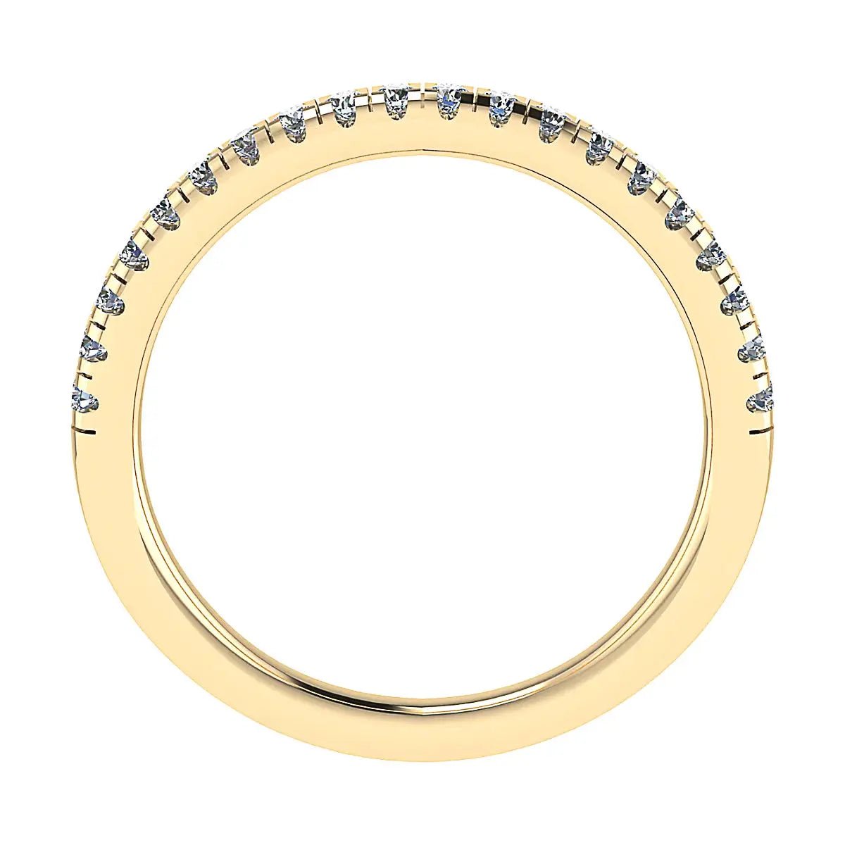 2mm Premium Micro Claw 50% - Lab - grown Diamond | 18k Yellow Gold - Lester & Brown