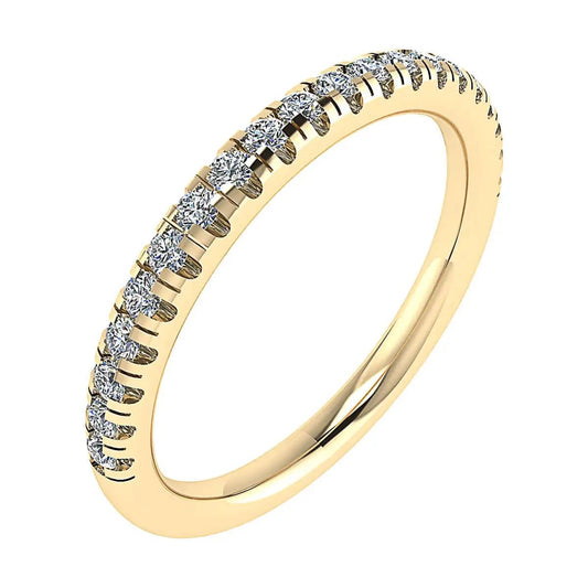 2mm Premium Micro Claw 50% - Lab - grown Diamond | 18k Yellow Gold - Lester & Brown