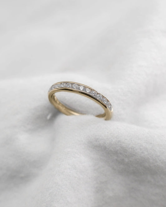 2mm Premium Round Channel Set 50% - Lab - grown Diamond | 18K Yellow Gold - Lester & Brown