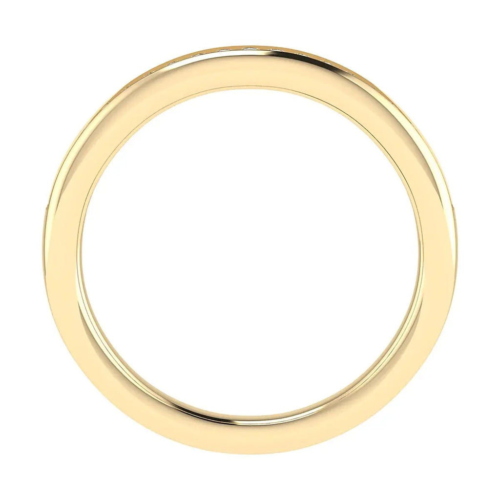 2mm Premium Round Channel Set 50% - Lab - grown Diamond | 18K Yellow Gold - Lester & Brown