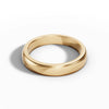5.00mm D Shape Wedding Band | 18K Yellow Gold - Lester & Brown