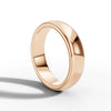 5.00mm Flat Court Wedding Band | 18K Rose Gold - Lester & Brown