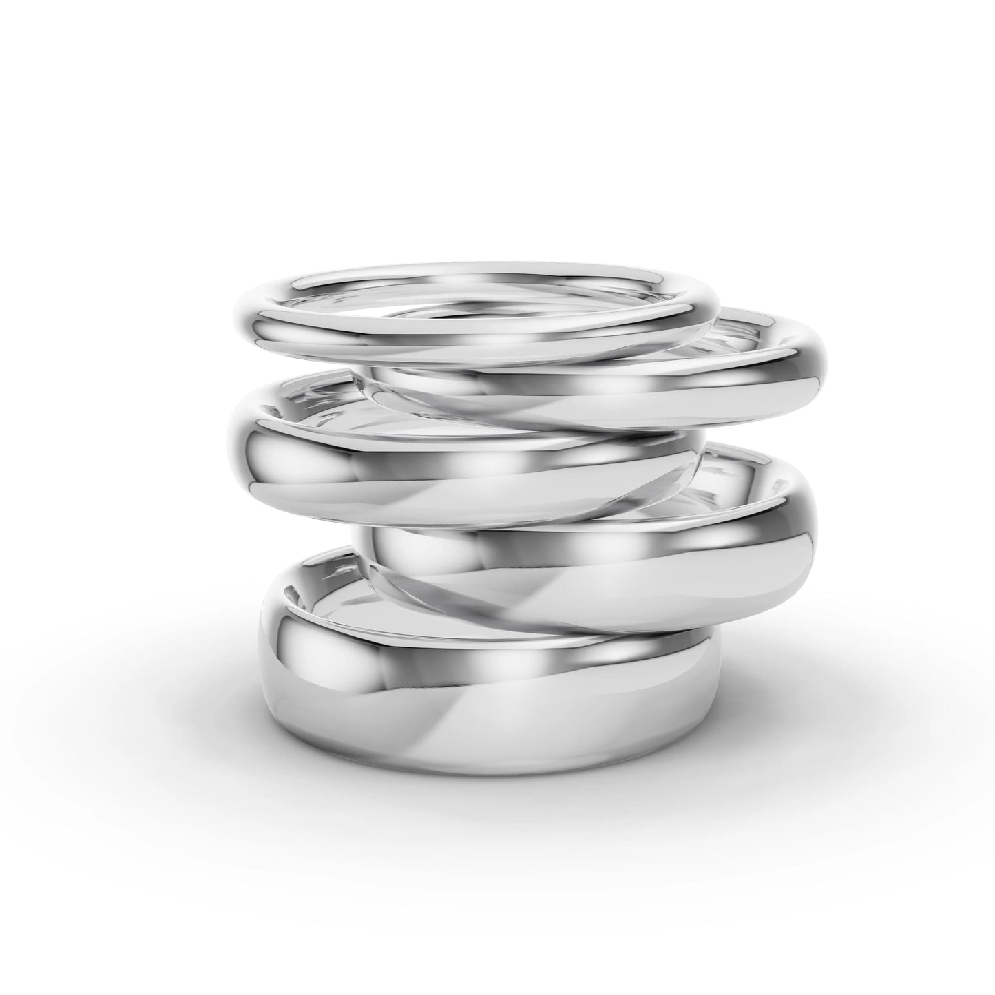 6.00mm Court Plain Wedding Band | Platinum - Lester & Brown