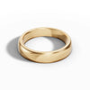 6.00mm D Shape Wedding Band | 18K Yellow Gold - Lester & Brown