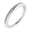 2mm Premium Round Channel Set 50% - Lab-grown Diamond | Platinum Lester & Brown