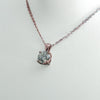 1ct Lab-Grown Diamond Pendant | 18k Rose Gold Lester & Brown