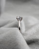 Round White Gold Lab Grown Diamond Solitaire