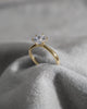 Round Yellow Gold Lab Grown Diamond Solitaire