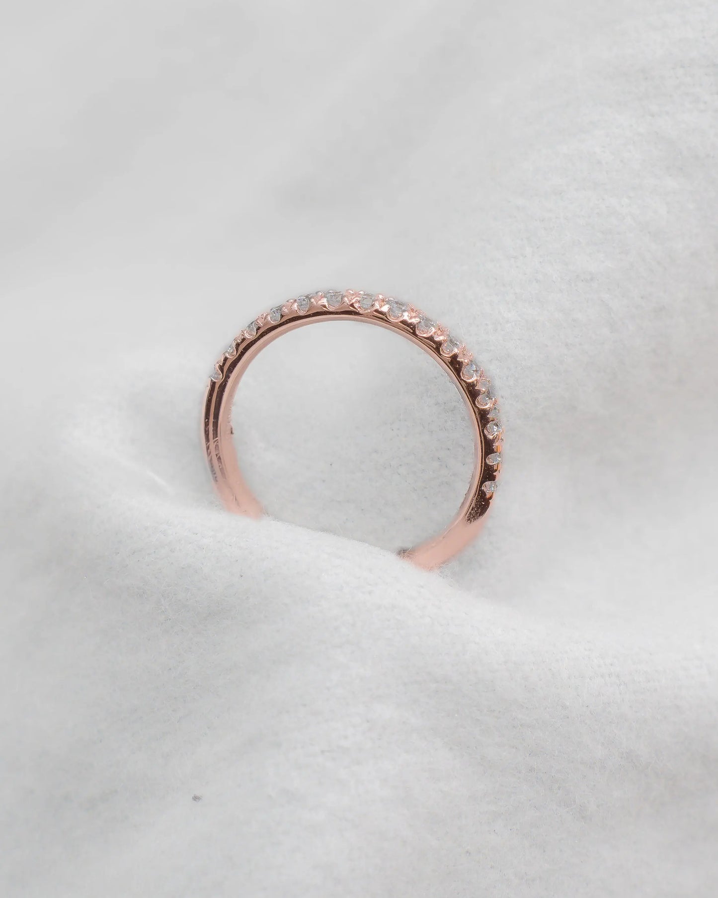 2mm Premium Micro Claw 50% - Lab-grown Diamond | 18k Rose Gold Lester & Brown