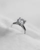 Round White Gold Lab Grown Diamond Solitaire