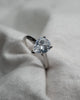 Pear Platinum Lab Grown Diamond Solitaire My Store