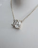 Toi Et Moi | Emerald & Pear Lab-Grown Diamond Pendant - 18k White Gold Lester & Brown