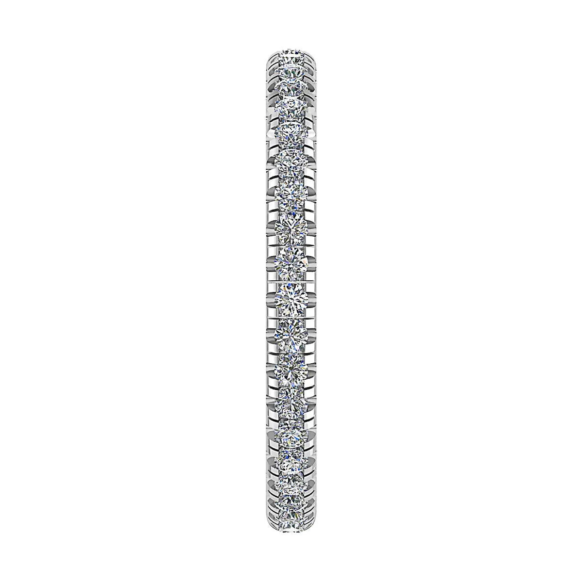 2mm Premium Micro Claw 100% - Lab-grown Diamond | 18k White Gold Lester & Brown