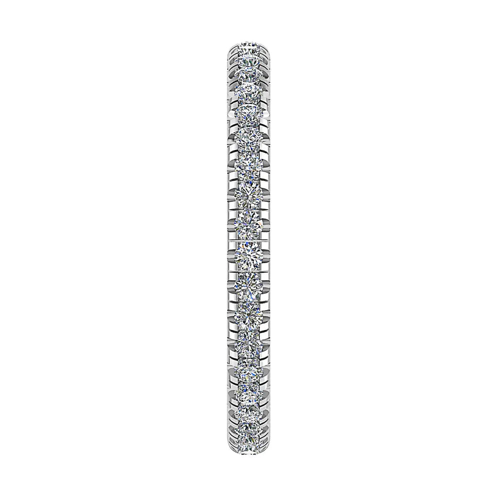 2mm Premium Micro Claw 100% - Lab-grown Diamond | 18k White Gold Lester & Brown