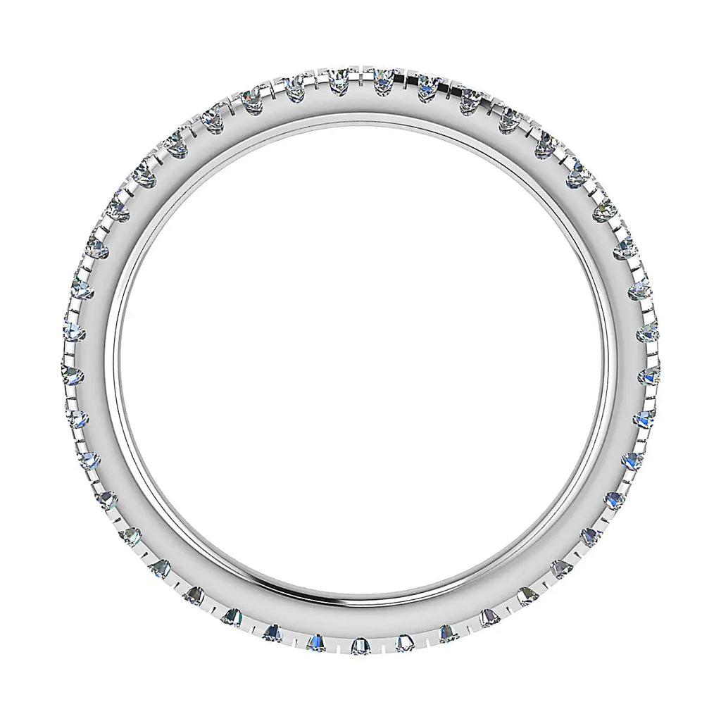 2mm Premium Micro Claw 100% - Lab-grown Diamond | 18k White Gold Lester & Brown