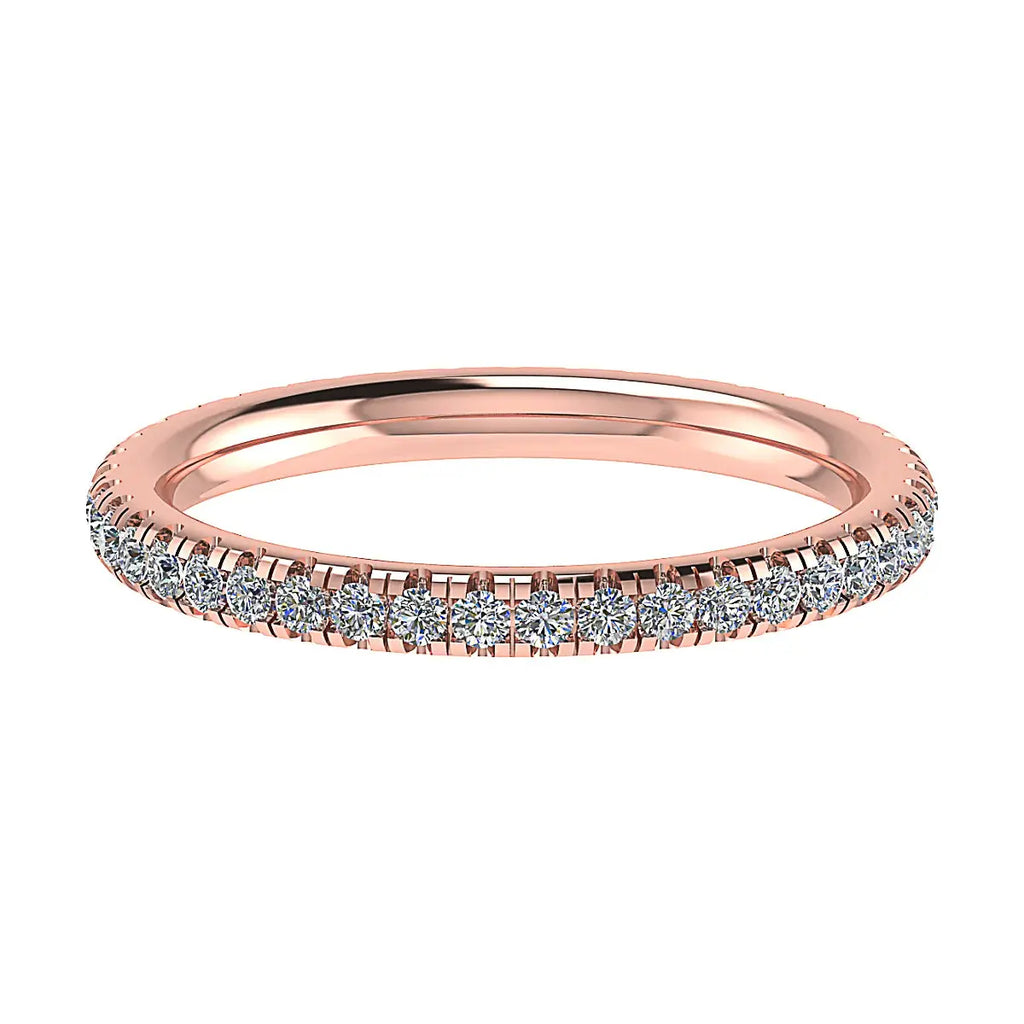 2mm Premium Micro Claw 100% - Lab-grown Diamond | 18k Rose Gold Lester & Brown