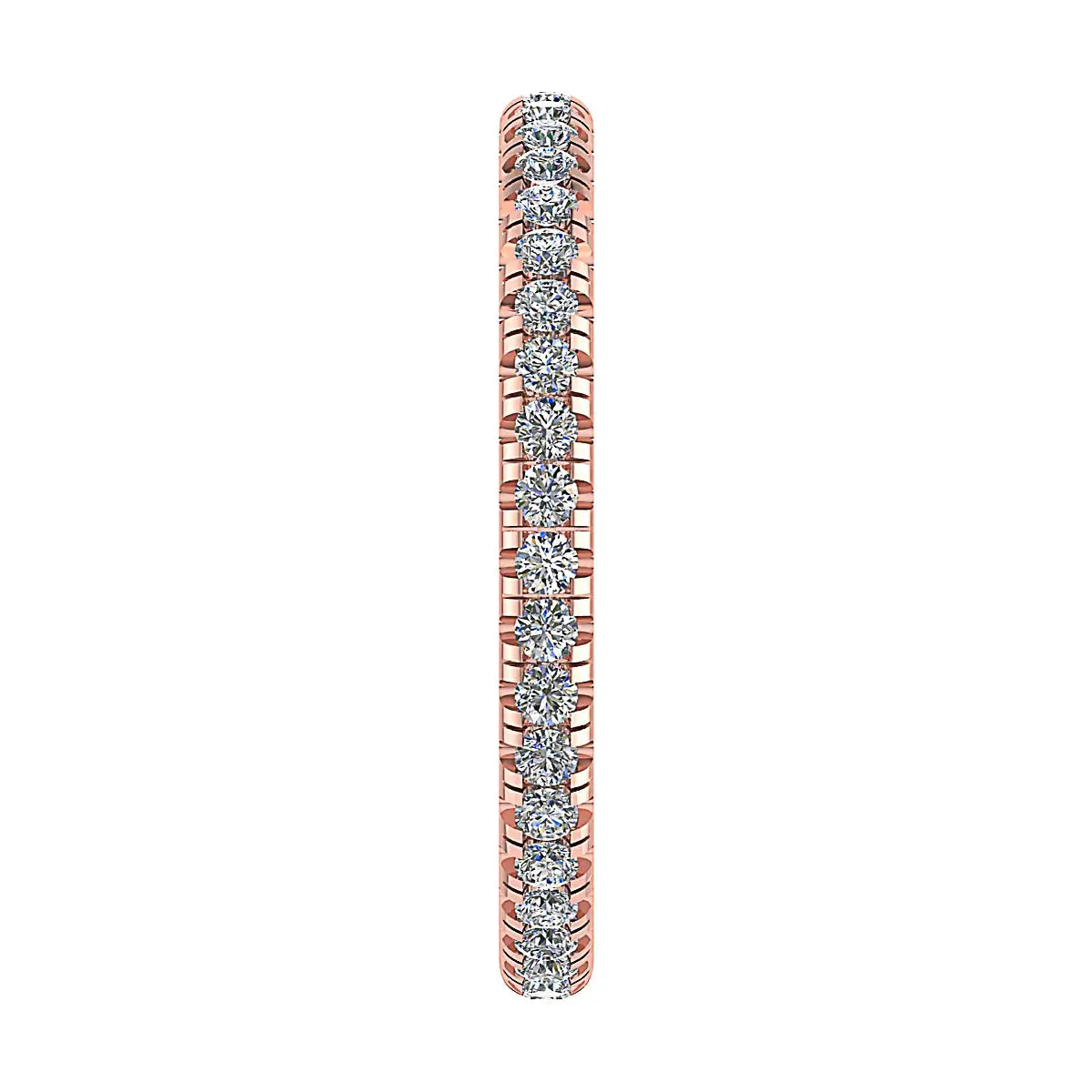 2mm Premium Micro Claw 100% - Lab-grown Diamond | 18k Rose Gold Lester & Brown