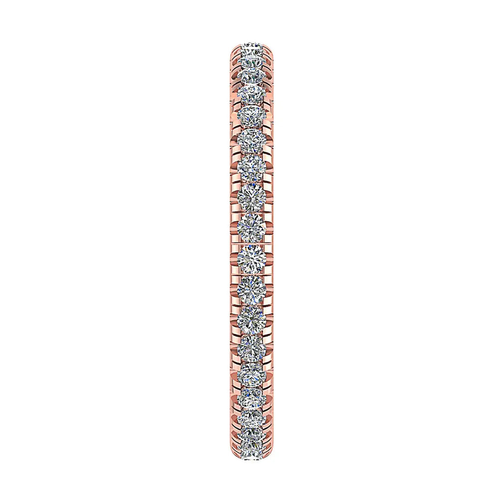 2mm Premium Micro Claw 100% - Lab-grown Diamond | 18k Rose Gold Lester & Brown