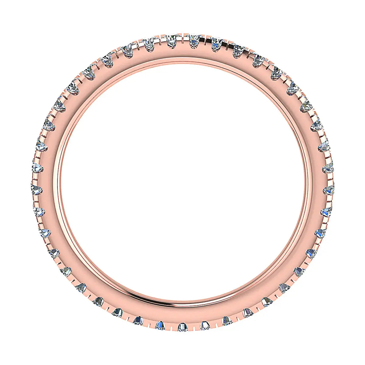 2mm Premium Micro Claw 100% - Lab-grown Diamond | 18k Rose Gold Lester & Brown