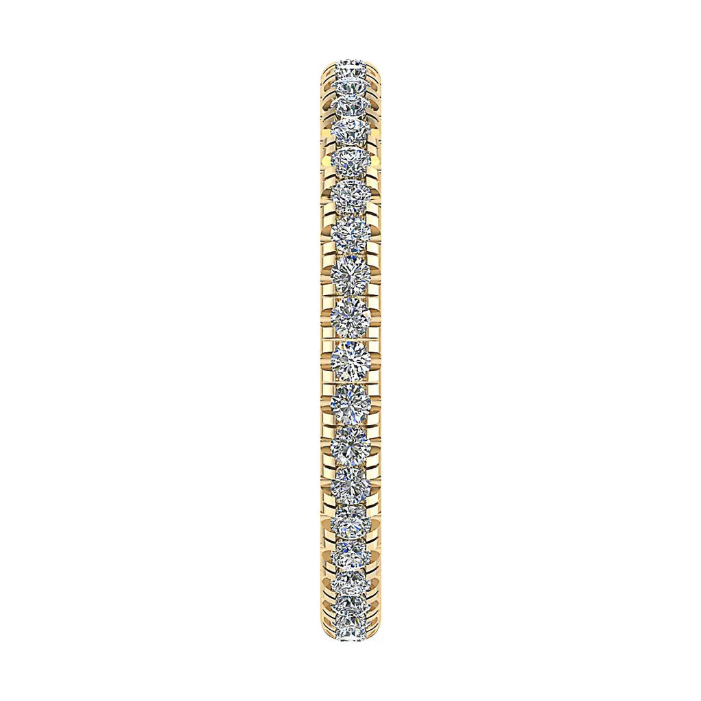 2mm Premium Micro Claw 100% - Lab-grown Diamond | 18k Yellow Gold Lester & Brown