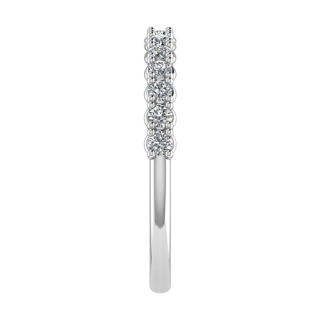 2.2mm Classic Claw Set 50% - Lab-grown Diamond | 18k White Gold Lester & Brown