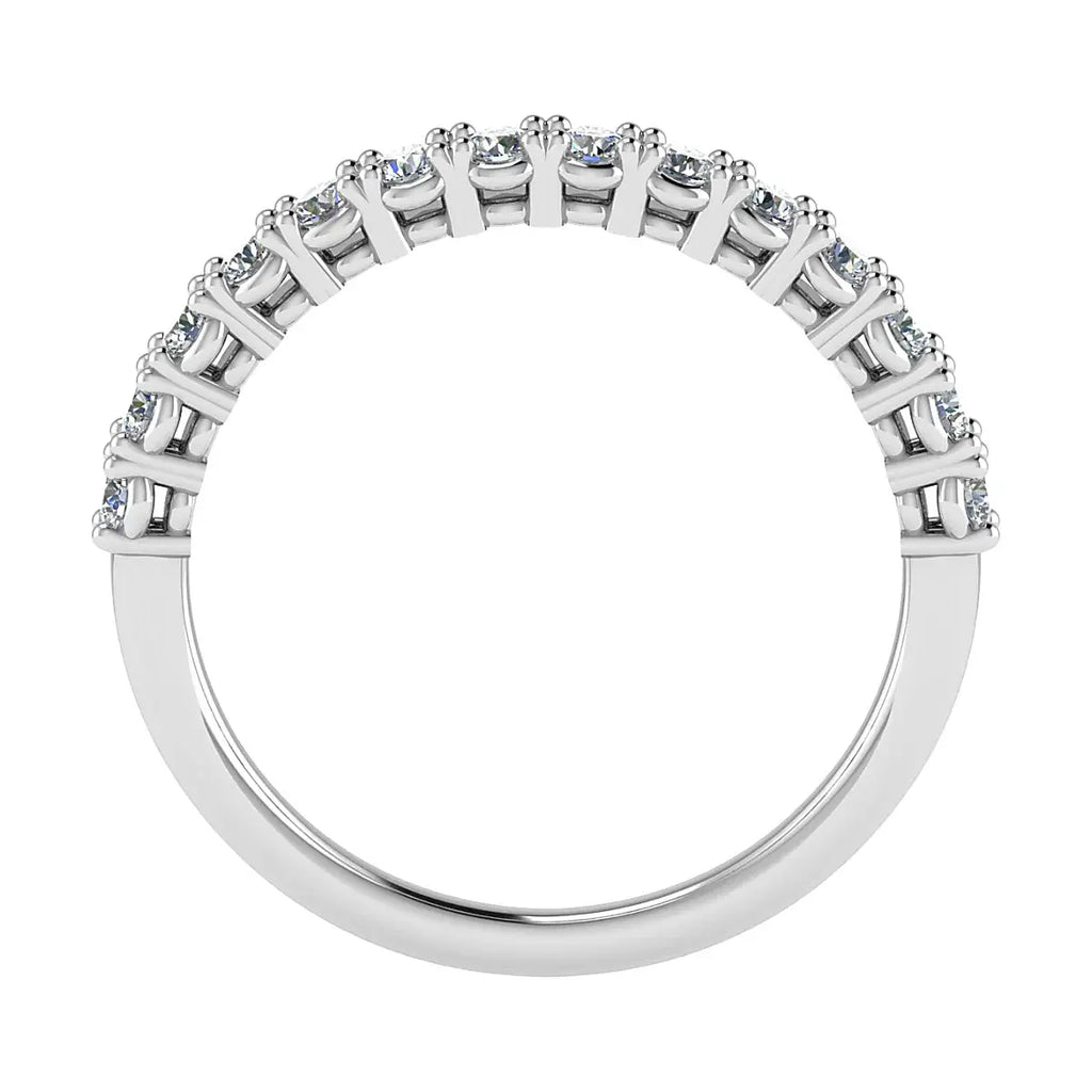 2.2mm Classic Claw Set 50% - Lab-grown Diamond | 18k White Gold Lester & Brown