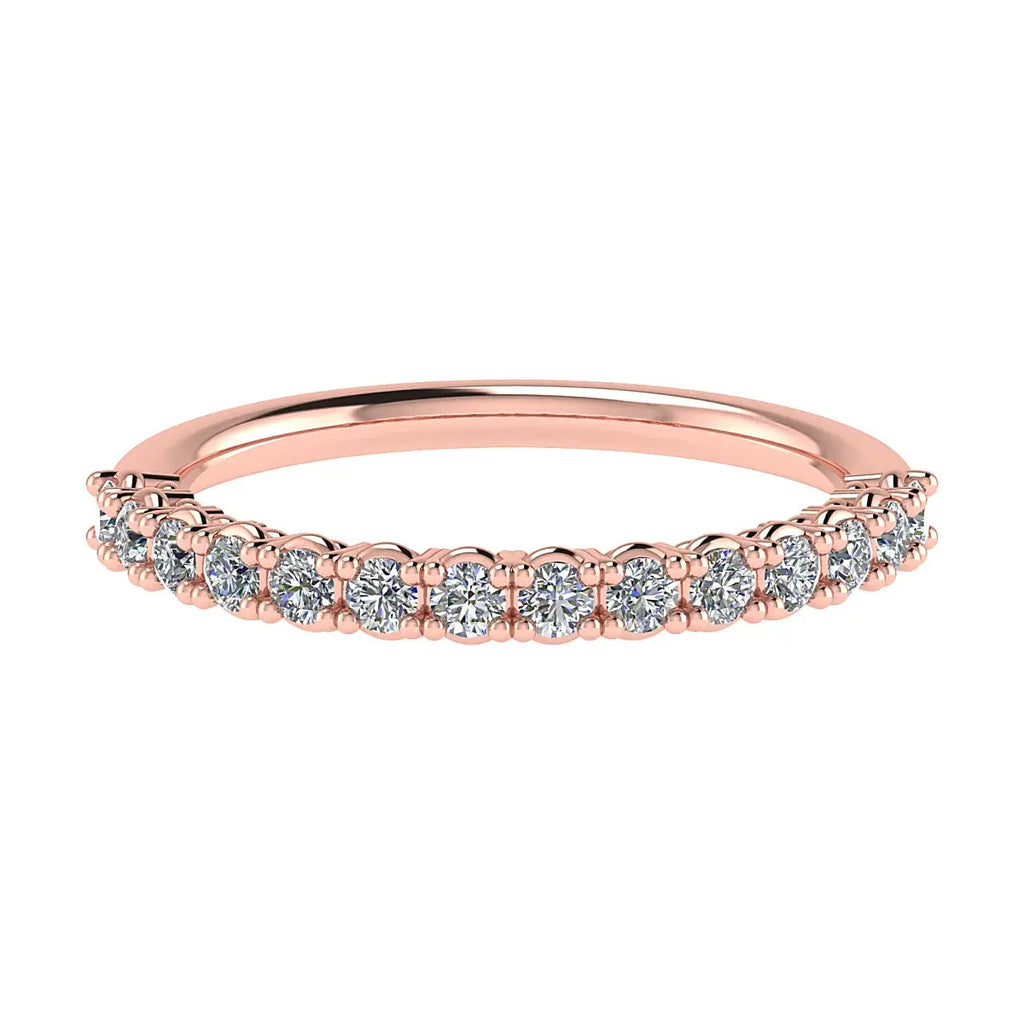 2.2mm Classic Claw Set 50% - Lab-grown Diamond | 18k Rose Gold Lester & Brown