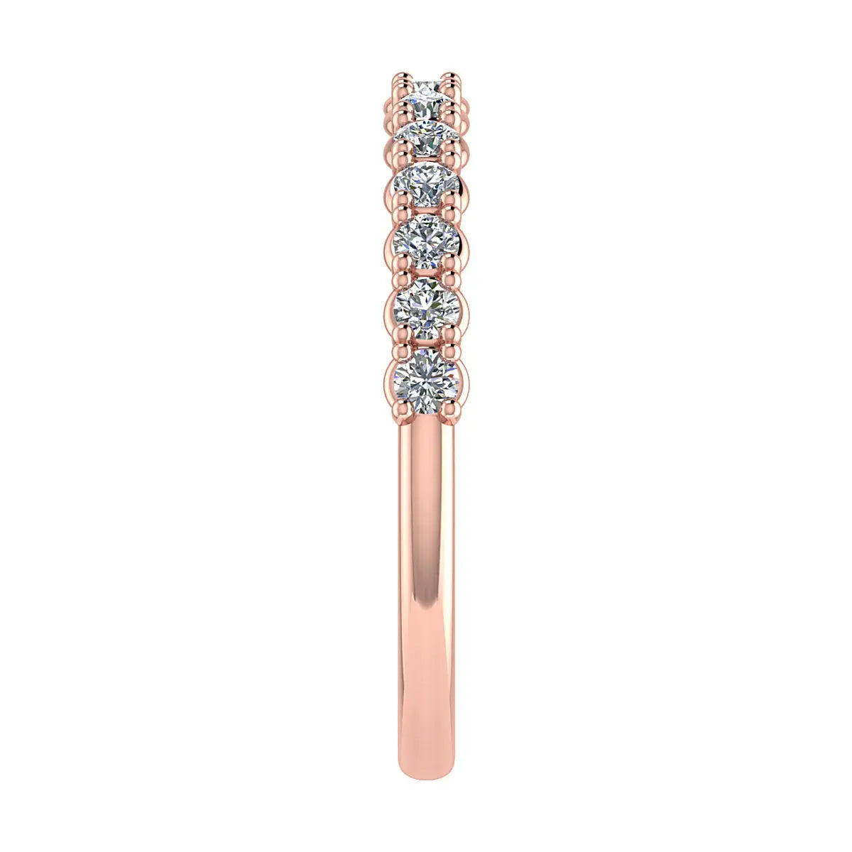 2.2mm Classic Claw Set 50% - Lab-grown Diamond | 18k Rose Gold Lester & Brown