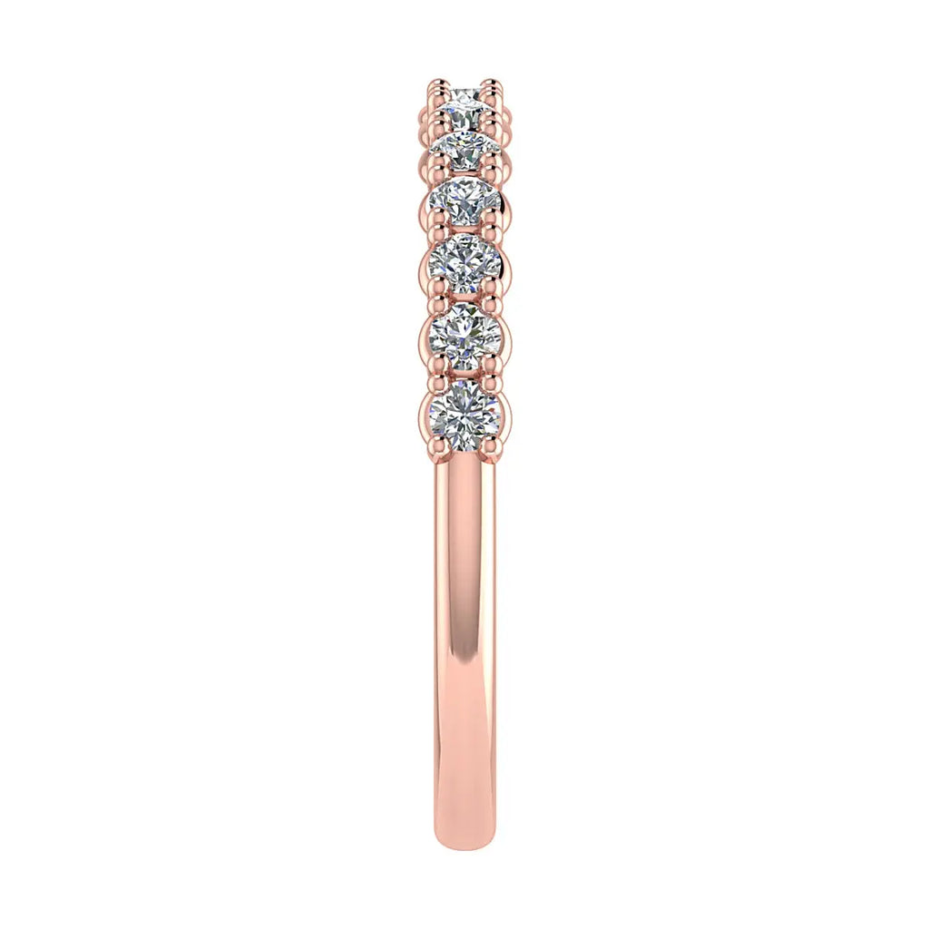 2.2mm Classic Claw Set 50% - Lab-grown Diamond | 18k Rose Gold Lester & Brown
