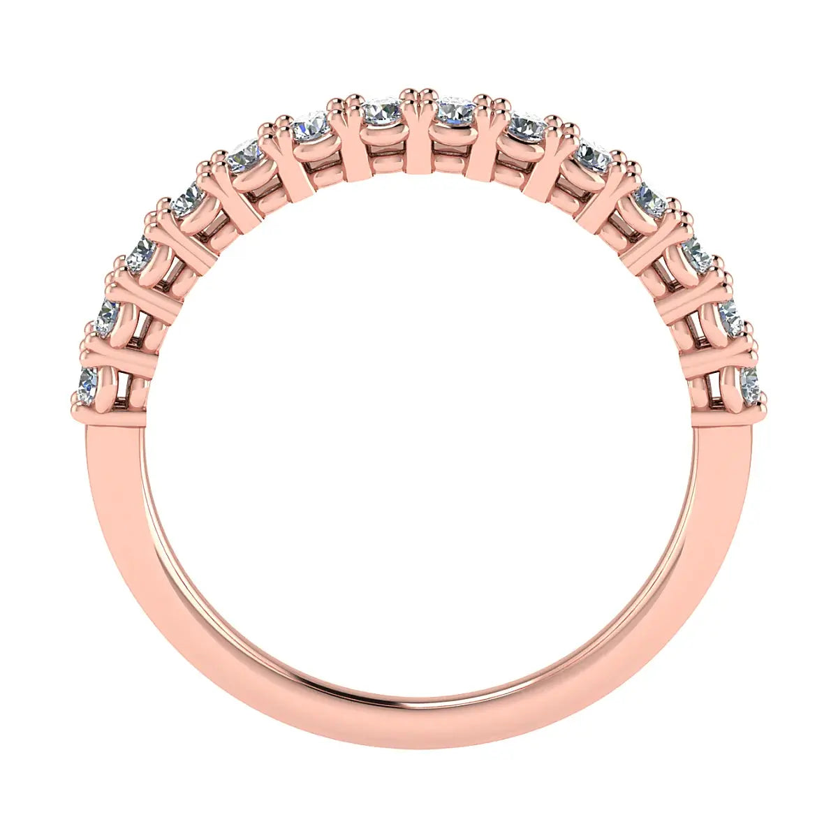 2.2mm Classic Claw Set 50% - Lab-grown Diamond | 18k Rose Gold Lester & Brown
