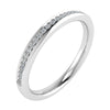 2mm Premium Grain Set 50% - Lab-grown Diamond | 18K White Gold Lester & Brown