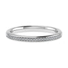 2mm Premium Grain Set 50% - Lab-grown Diamond | 18K White Gold Lester & Brown