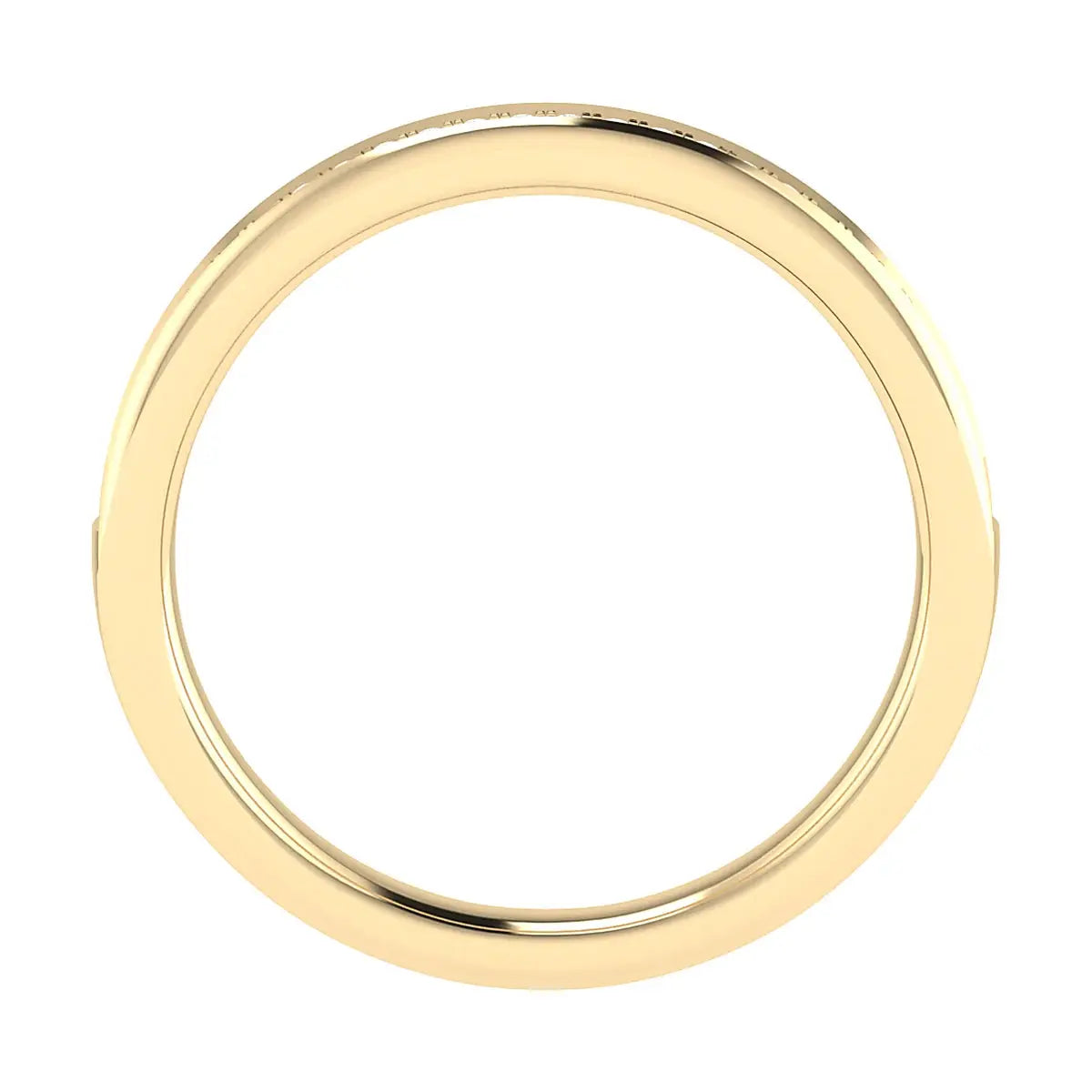 2mm Premium Grain Set 50% - Lab-grown Diamond | 18K Yellow Gold Lester & Brown